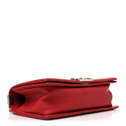 Chanel Caviar Quilted Medium Boy Flap Red 4 of 11