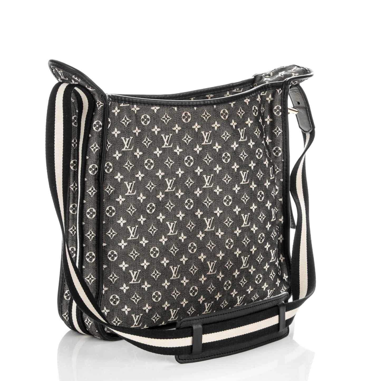Mini Monogram Besace Mary Kate Black