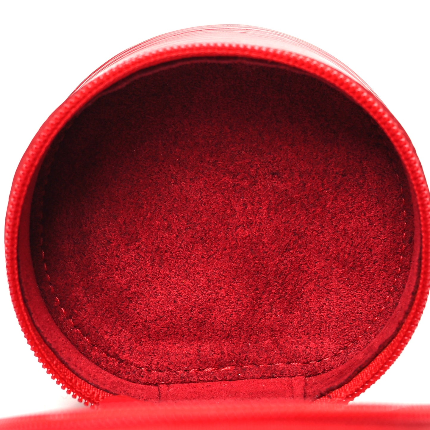 Epi Ecrin Bijoux 8cm Jewelry Box Case Castillan Red