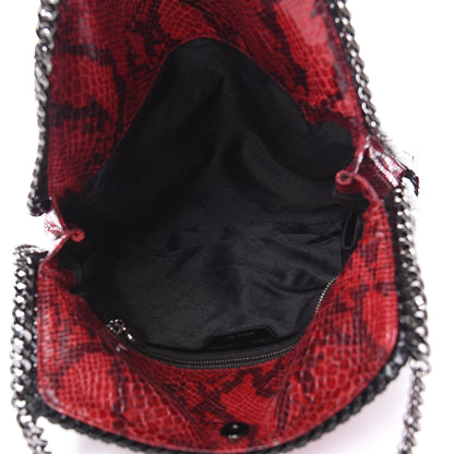 Stella McCartney Eco Python Small Falabella Tote Red 4 of 7