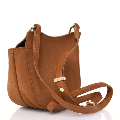 3.1 Phillip Lim Suede Calfskin Mini Alix Hunter Crossbody Bag Cinnamon 2 of 15