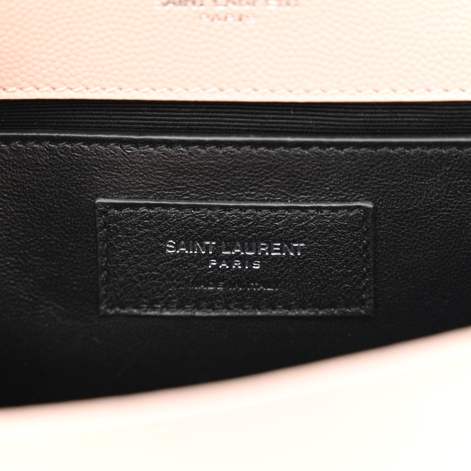 Saint Laurent Grain De Poudre Small Monogram Kate Satchel Marble Pink 5 of 9
