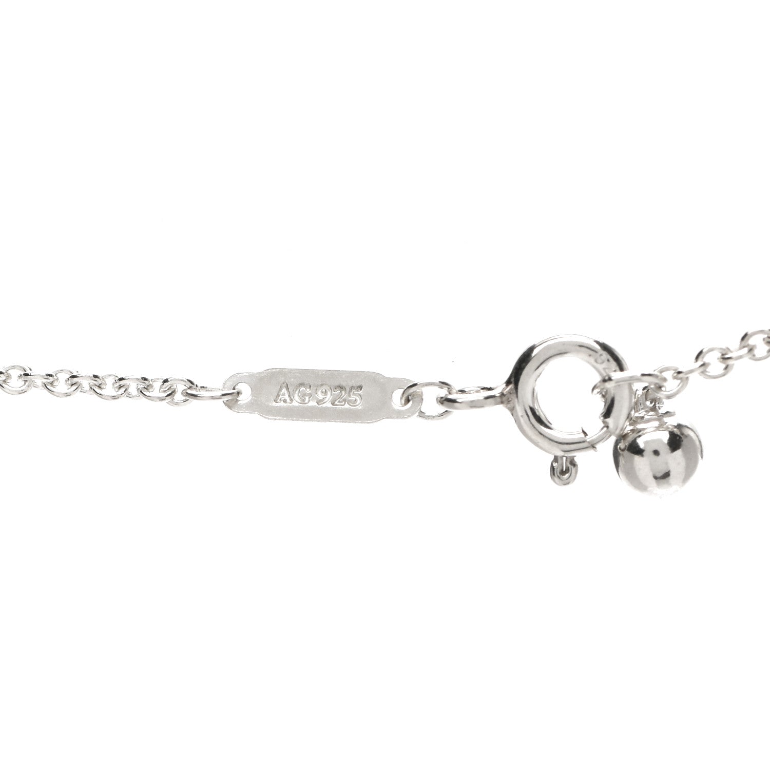 Tiffany Sterling Silver 8mm HardWear Ball Pendant Necklace 5 of 5