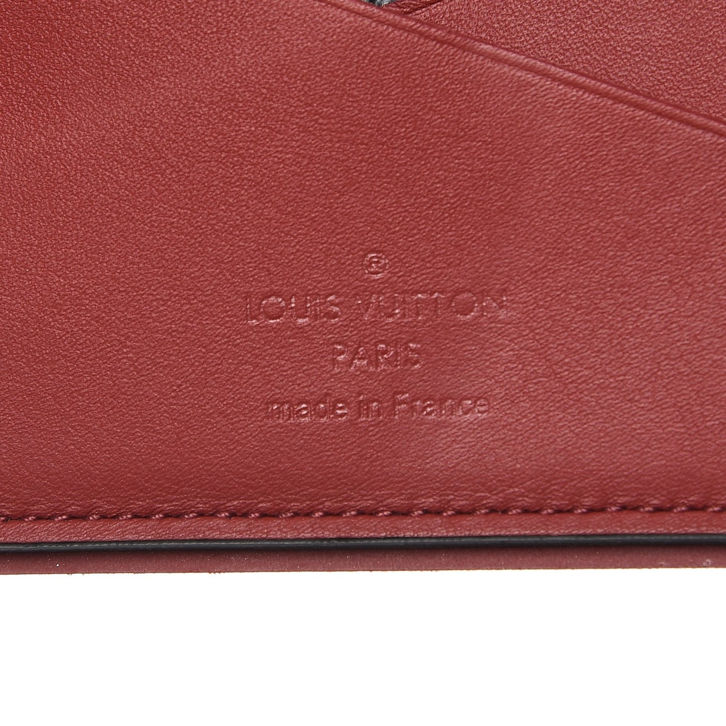 Damier Graphite Pocket Organizer Bordeaux