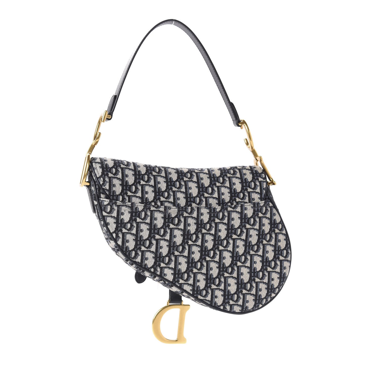 Oblique Saddle Bag Blue