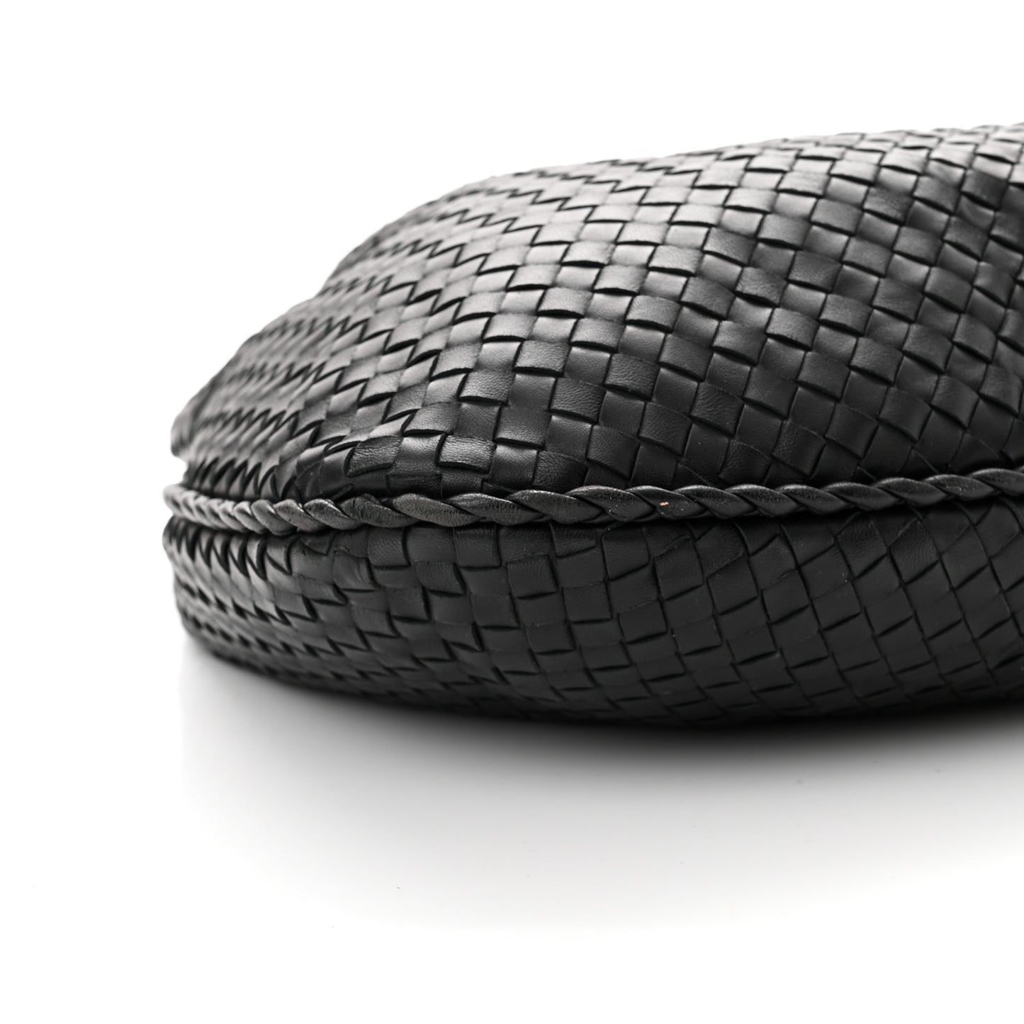 Nappa Intrecciato Large Veneta Hobo Black