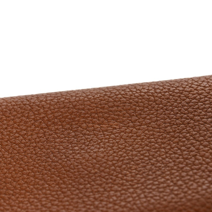 Hermes Barenia Verso Calvi Card Case Fauve Black 9 of 9