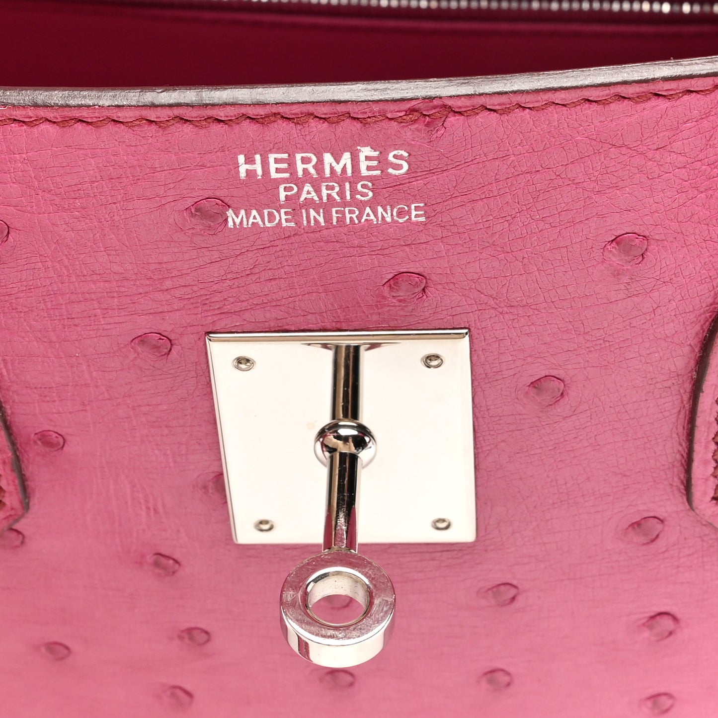 Ostrich Birkin 35 Fuchsia