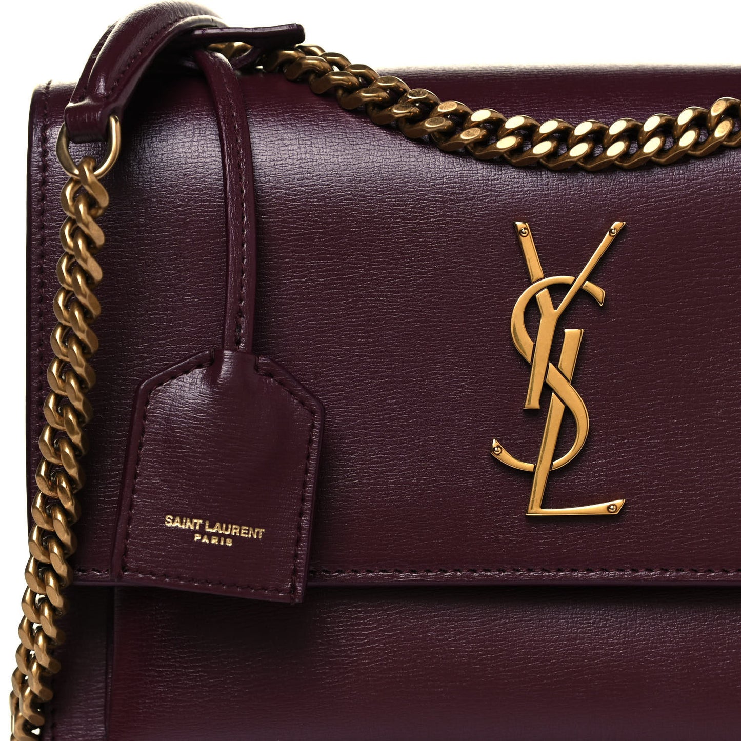 Calfskin Medium Monogram Sunset Bordeaux