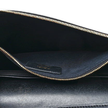 Fendi Vitello Liberty Lucido F is Fendi Medium Envelope Wallet on Chain Black 6 of 14