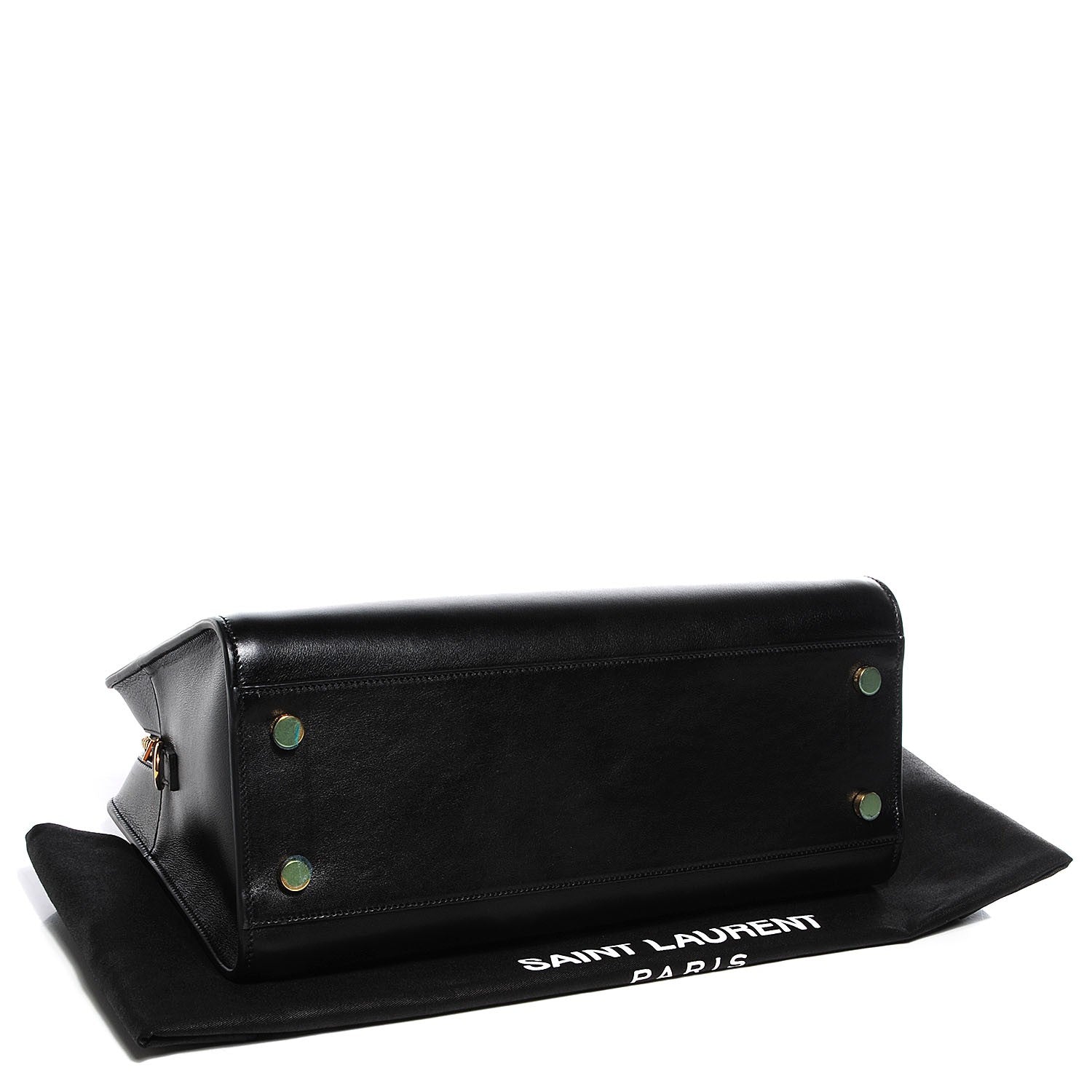 Saint Laurent Calfskin Small Cabas Monogram Black 4 of 7