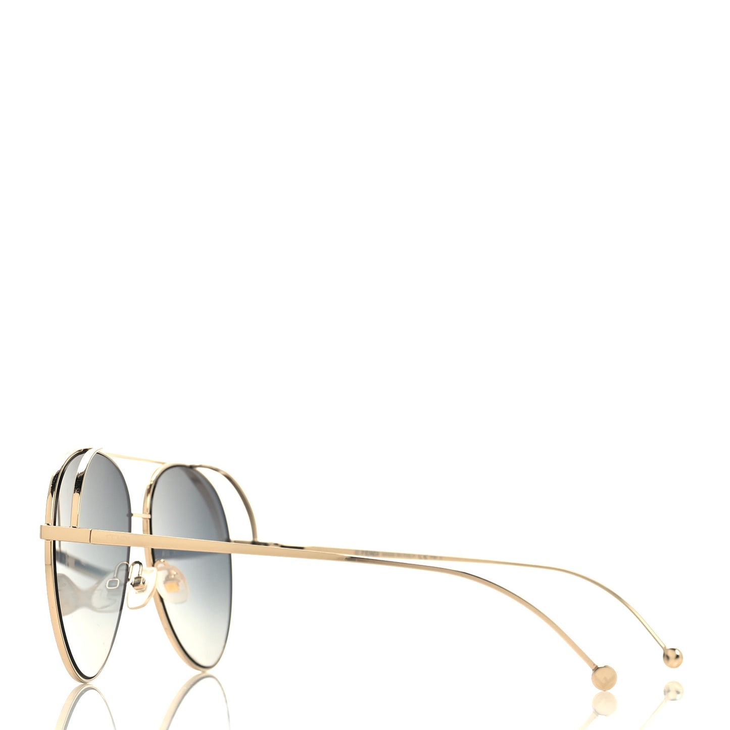 Metal Aviator Sunglasses FF0286/S Gold