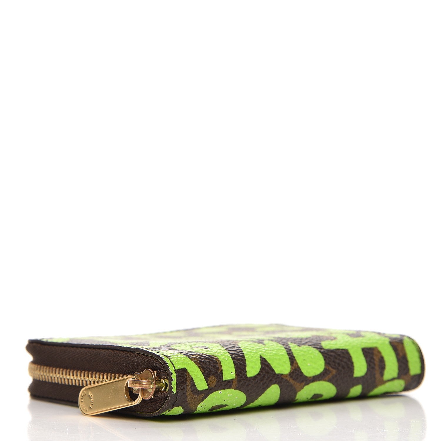 Louis Vuitton Monogram Graffiti Zippy Coin Purse Wallet Green 4 of 9