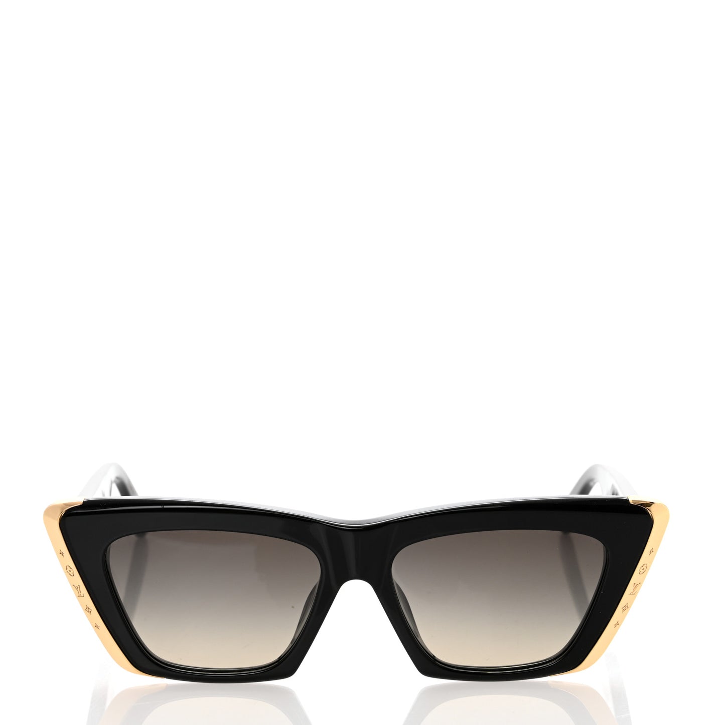 Acetate LV Moon Cat Eye Sunglasses Z1655W Black