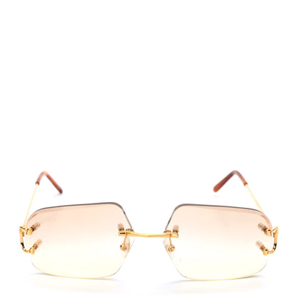 Cartier Signature C De Cartier Sunglasses Gold 2 of 8