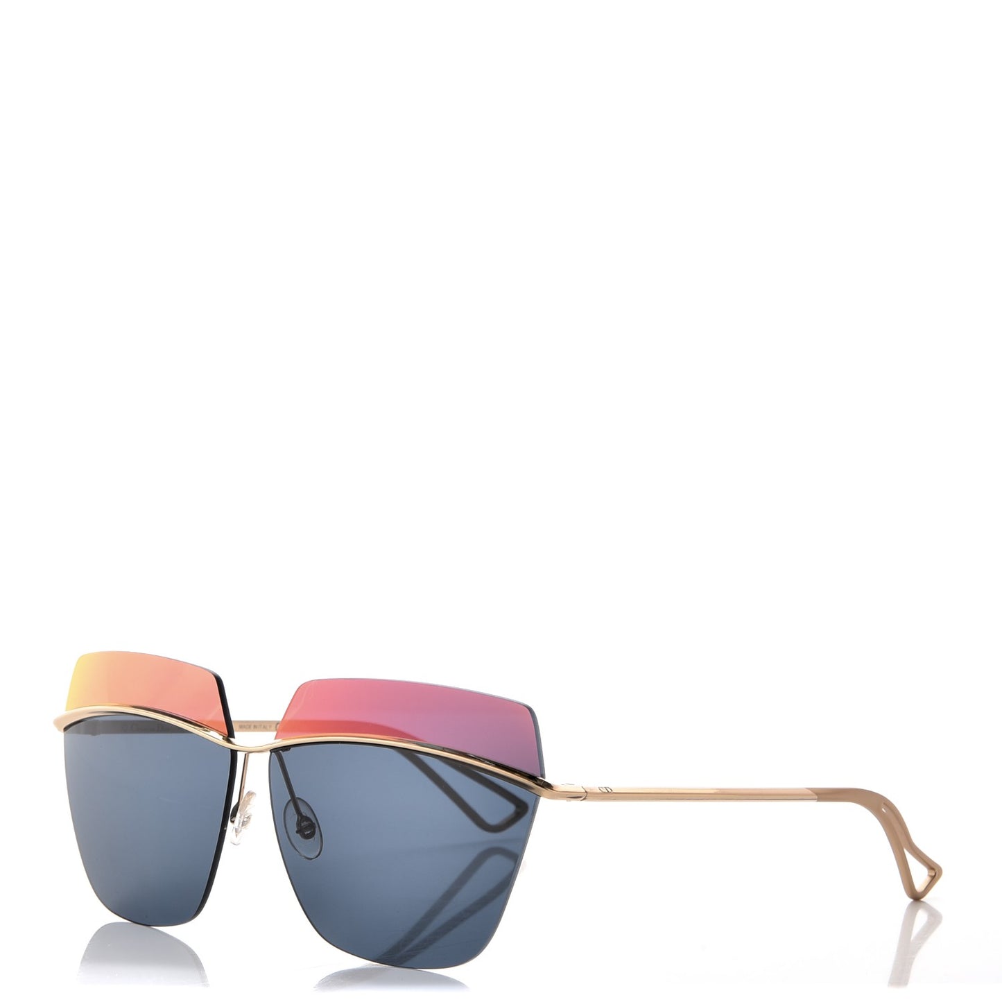 Metal DiorMetallic Sunglasses Orange Blue