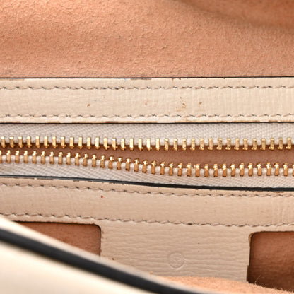 Gucci Azalea Calfskin Small Horsebit 1955 Shoulder Bag Mystic White 13 of 15