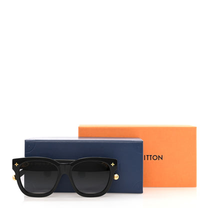 Louis Vuitton Acetate My Monogram Square Sunglasses Z1523E Black 7 of 7