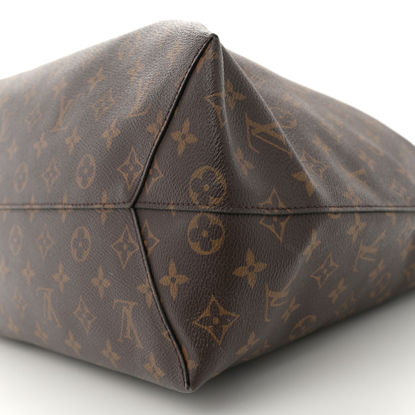 Monogram Flower Hobo Black