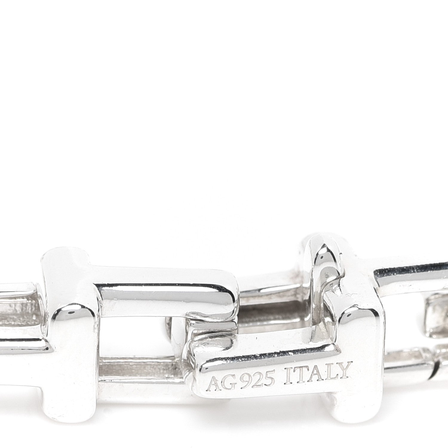 Tiffany Sterling Silver T Chain Bracelet 4 of 5