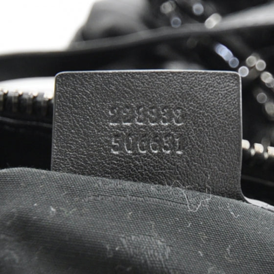 Leather Medium Galaxy Satchel Black