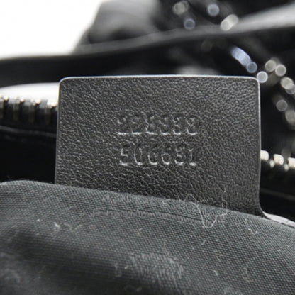 Gucci Leather Medium Galaxy Satchel Black 8 of 9
