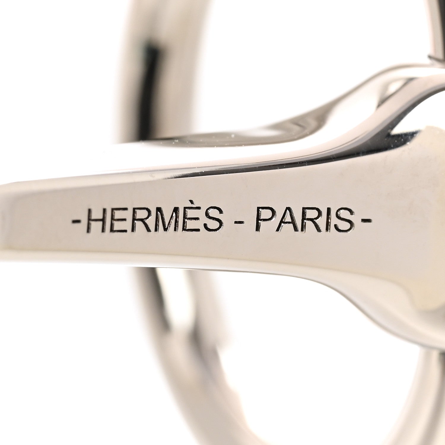 Hermes Palladium Large Mors Scarf Ring 5 of 6