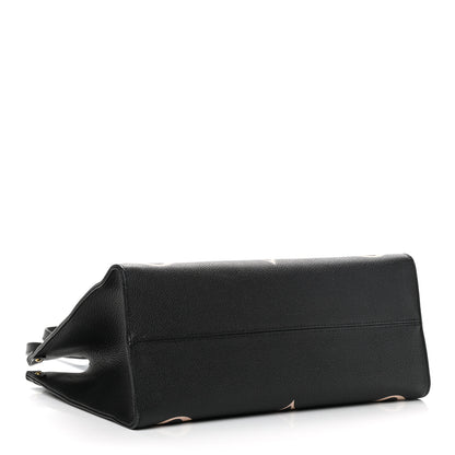 Louis Vuitton Empreinte Monogram Giant Onthego MM Black Beige 4 of 10