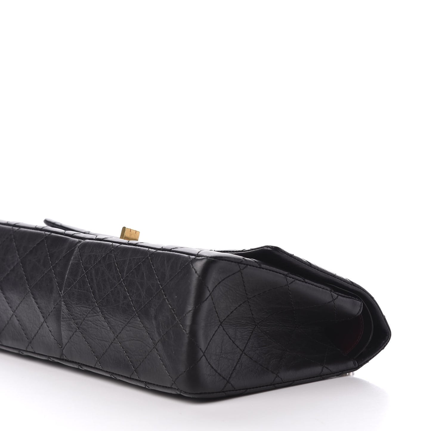 Aged Calfskin Quilted 2.55 Reissue 226 Flap Black