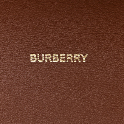 Burberry Vintage Check Grain Calfskin Halton Wallet Tan 6 of 8