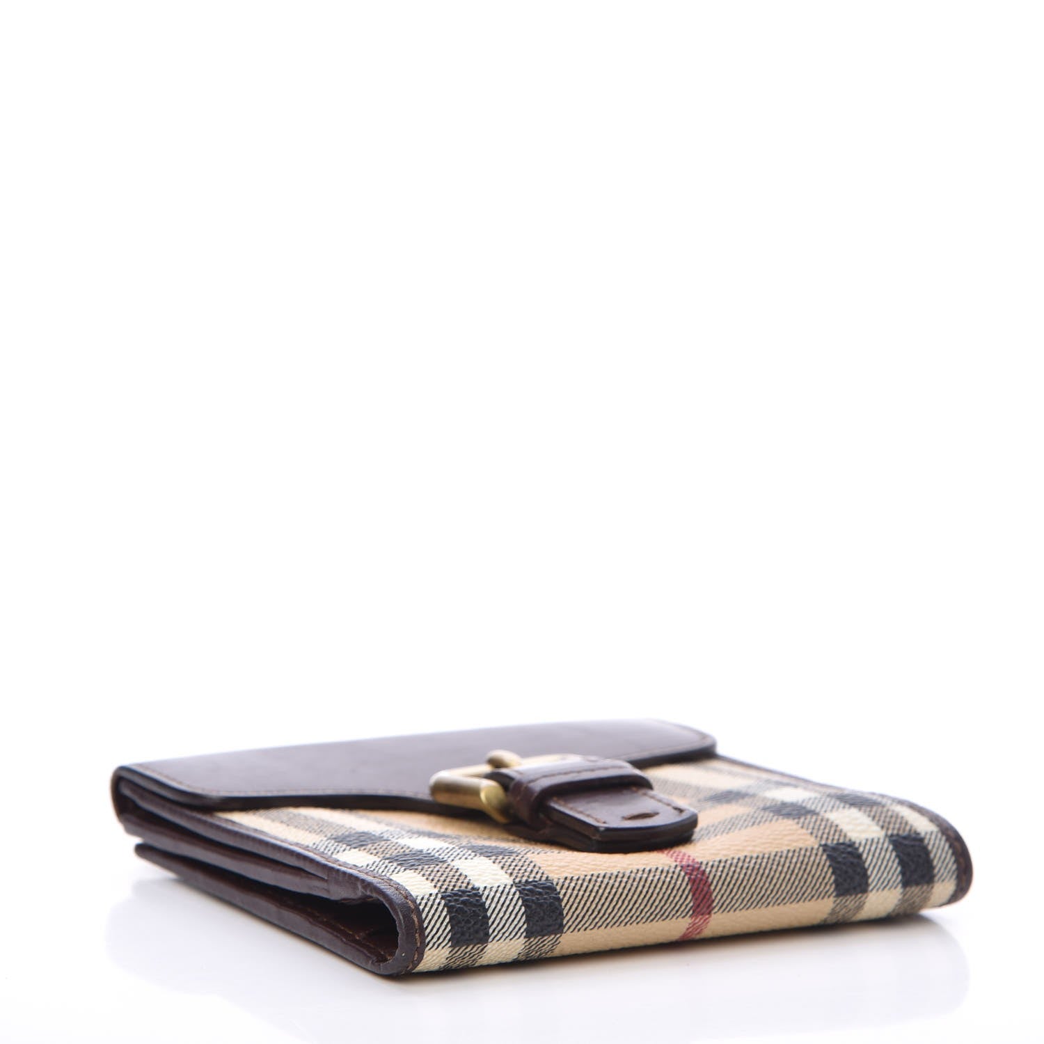 Burberry Nova Check Compact Wallet Black 4 of 7