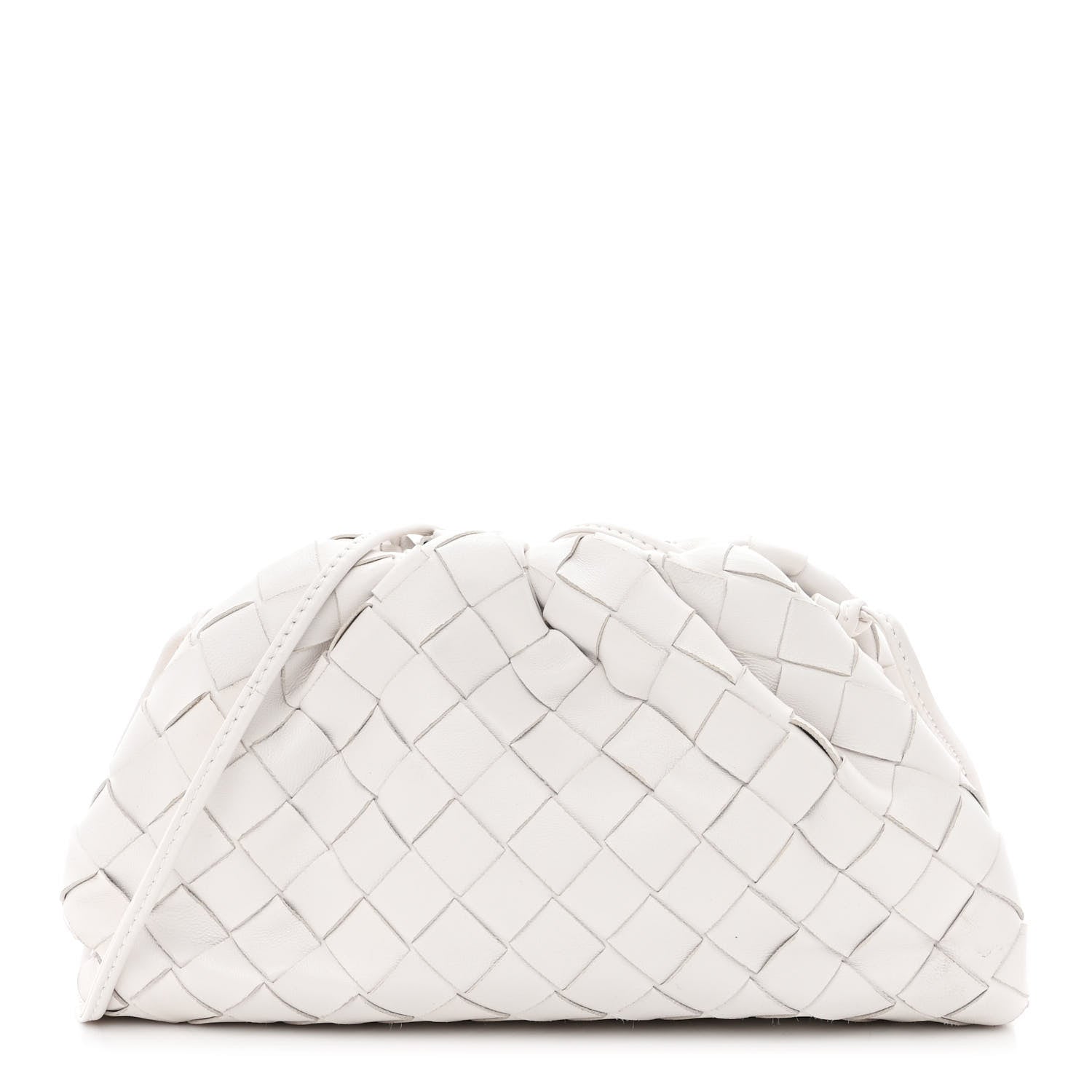 Bottega Veneta Nappa Intrecciato The Mini Pouch Chalk 1 of 10