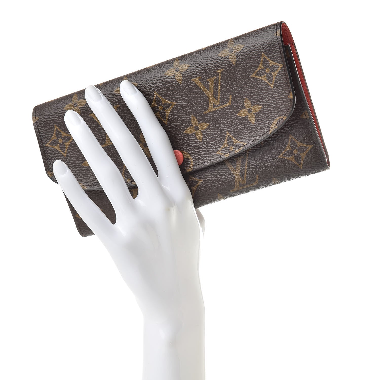 Louis Vuitton Monogram Emilie Wallet Poppy 2 of 12