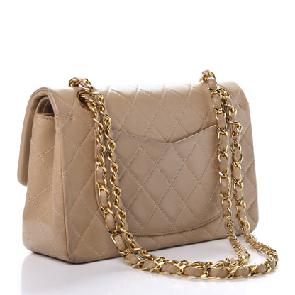 Chanel Lambskin Quilted Small Double Flap Beige 4 of 19