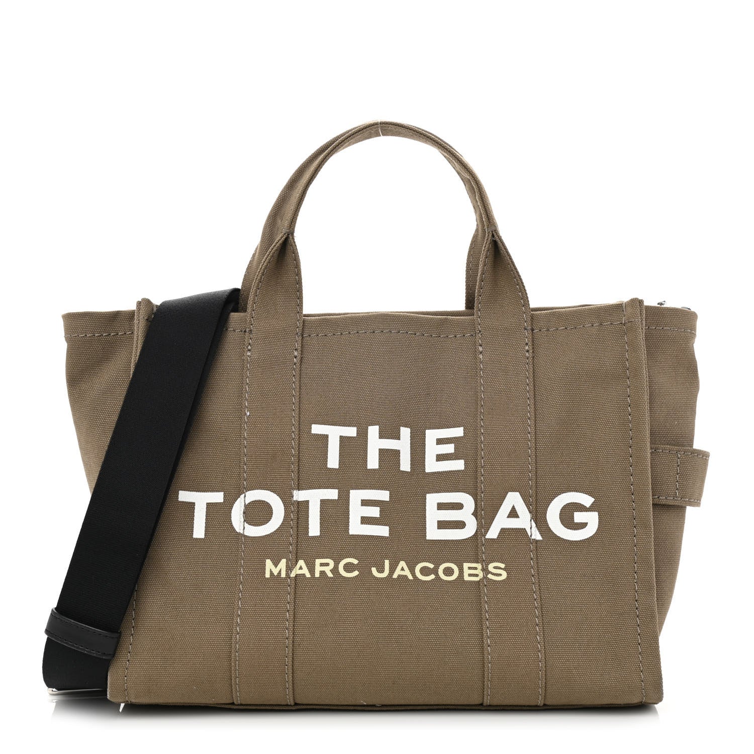 Marc Jacobs Cotton Canvas Medium The Traveler Tote Bag Slate Green 1 of 10