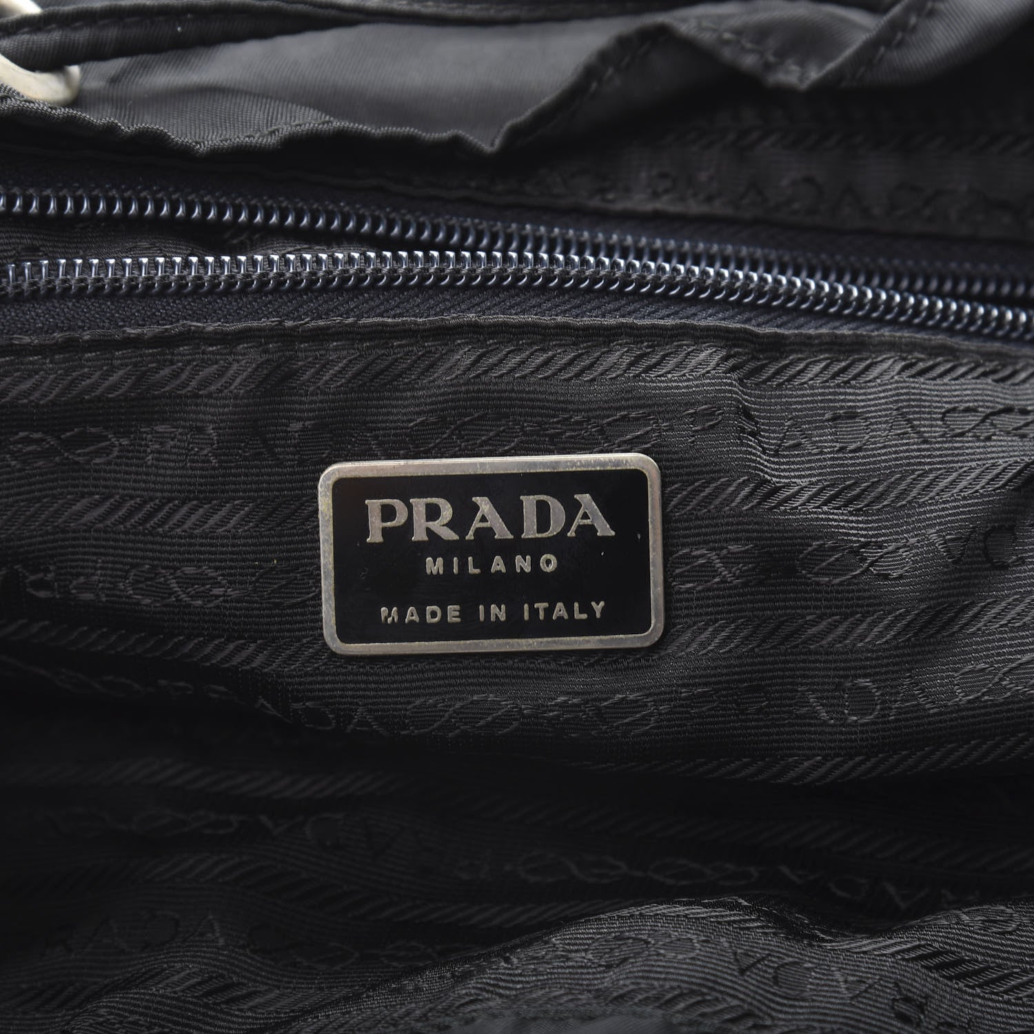 Prada Nylon Vela Medium Backpack Black 5 of 11