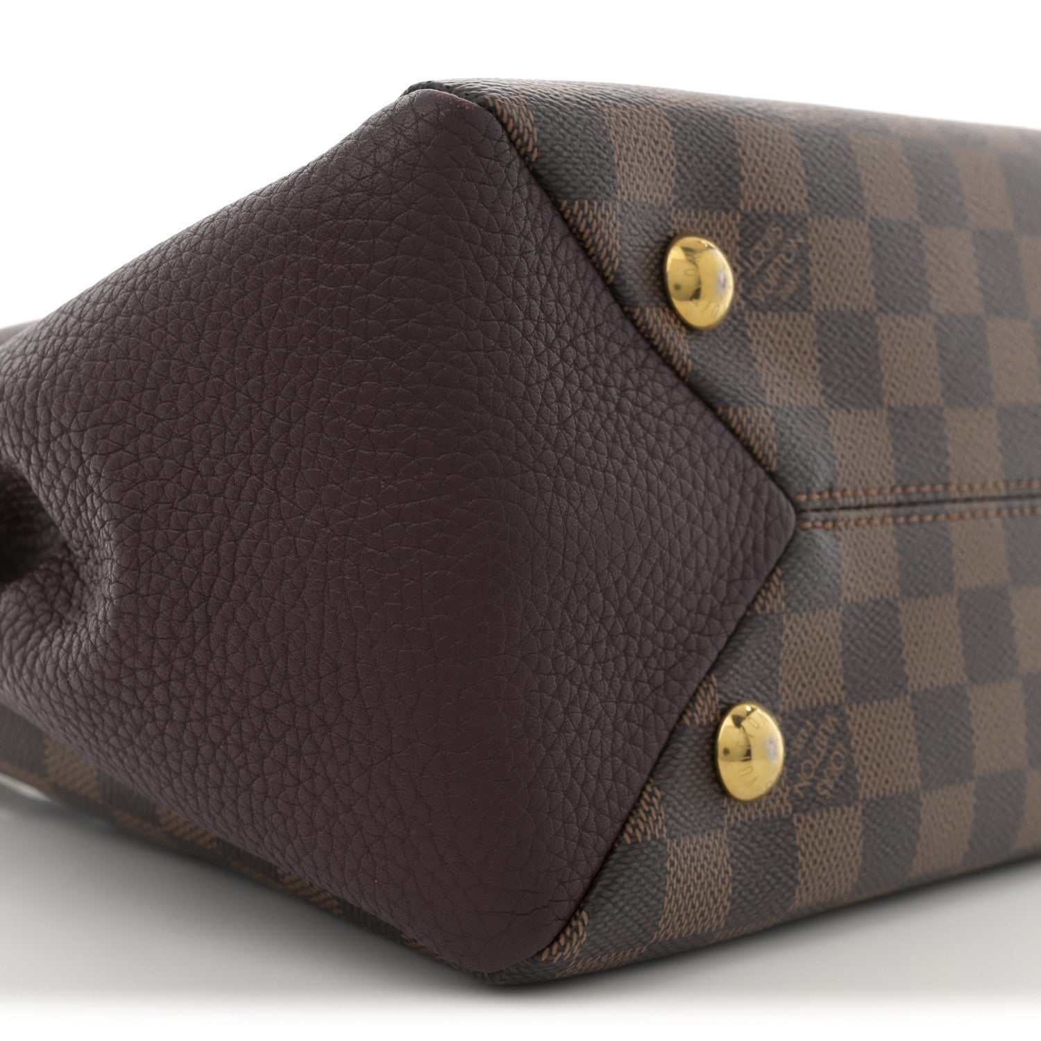 Louis Vuitton Damier Ebene Cuir Taurillon Brittany Bordeaux 8 of 11