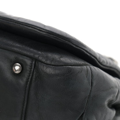 Chanel Iridescent Calfskin Glint Accordion Flap Black 9 of 17