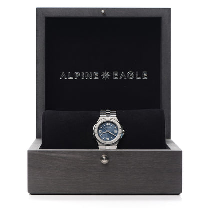 Chopard Lucent Steel 36mm Alpine Eagle Automatic Watch Blue 6 of 6