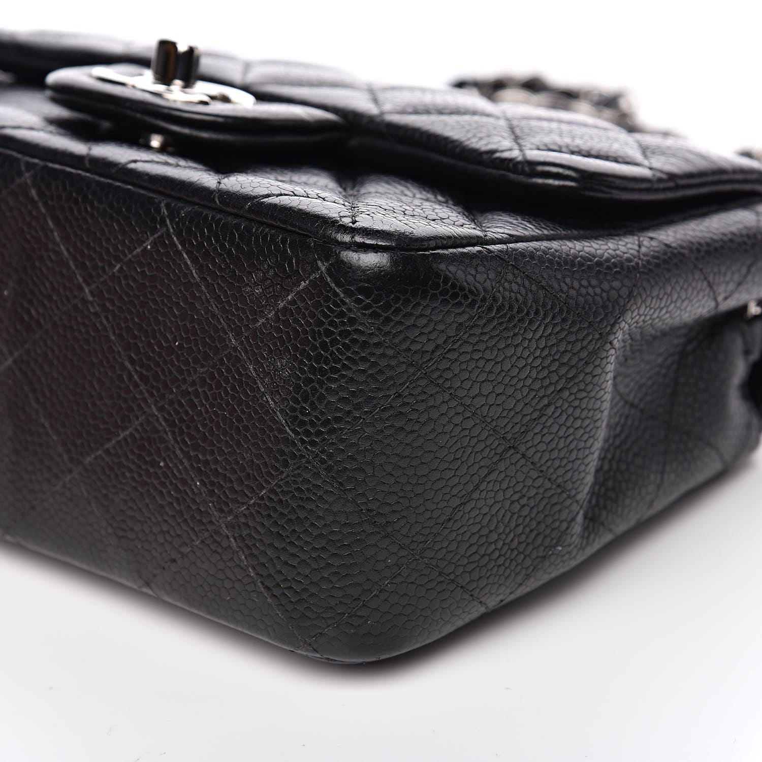 Chanel Caviar Quilted Mini Square Flap Black 10 of 11