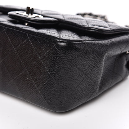 Chanel Caviar Quilted Mini Square Flap Black 10 of 11