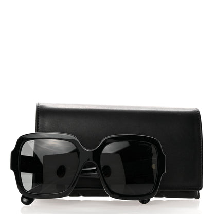 Chanel Acetate Square Heart Sunglasses 5479-A Black 8 of 8