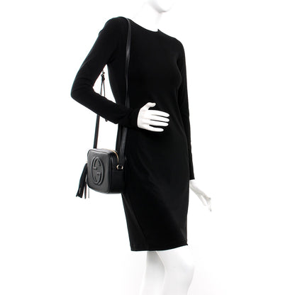 Gucci Pebbled Calfskin Small Soho Disco Bag Black 2 of 7