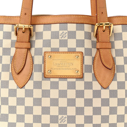 Louis Vuitton Damier Azur Hampstead MM 7 of 10