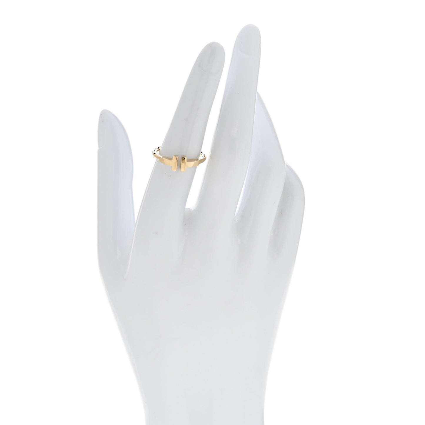 18K Yellow Gold T Wire Ring 53 6.5