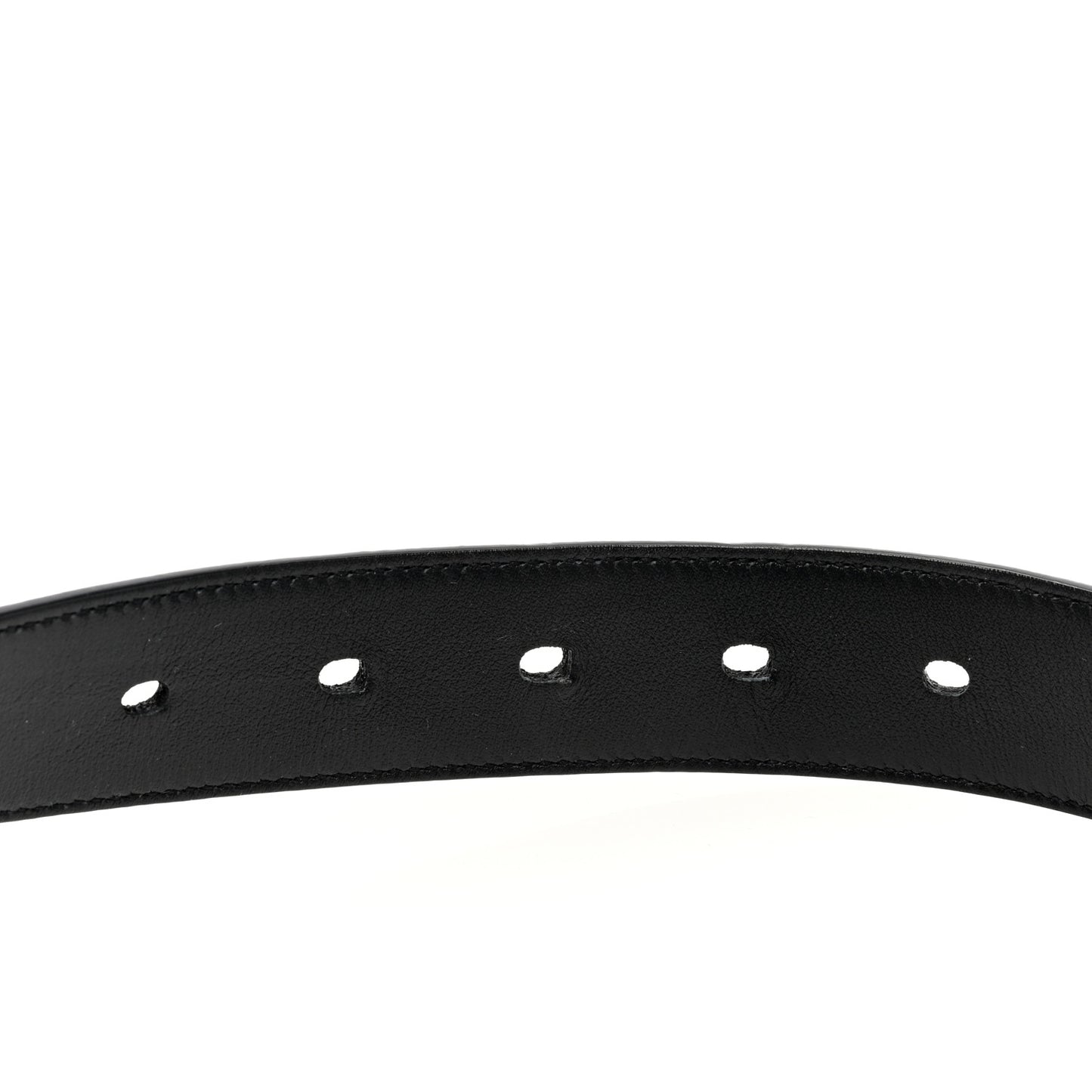 Smooth Calfskin Monogram Square Buckle Belt 90 36 Black