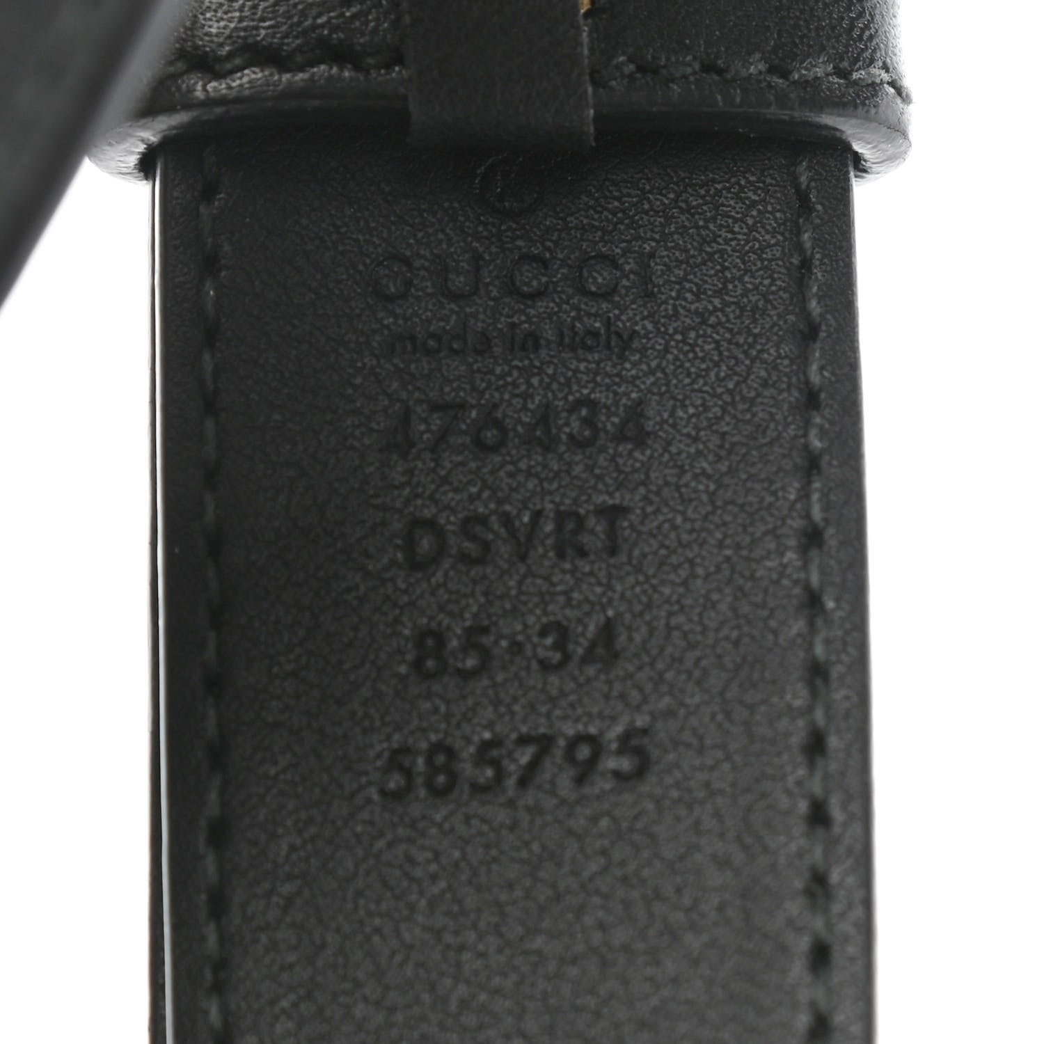Gucci Calfskin Matelasse GG Marmont Belt Bag 85 34 Black 8 of 11