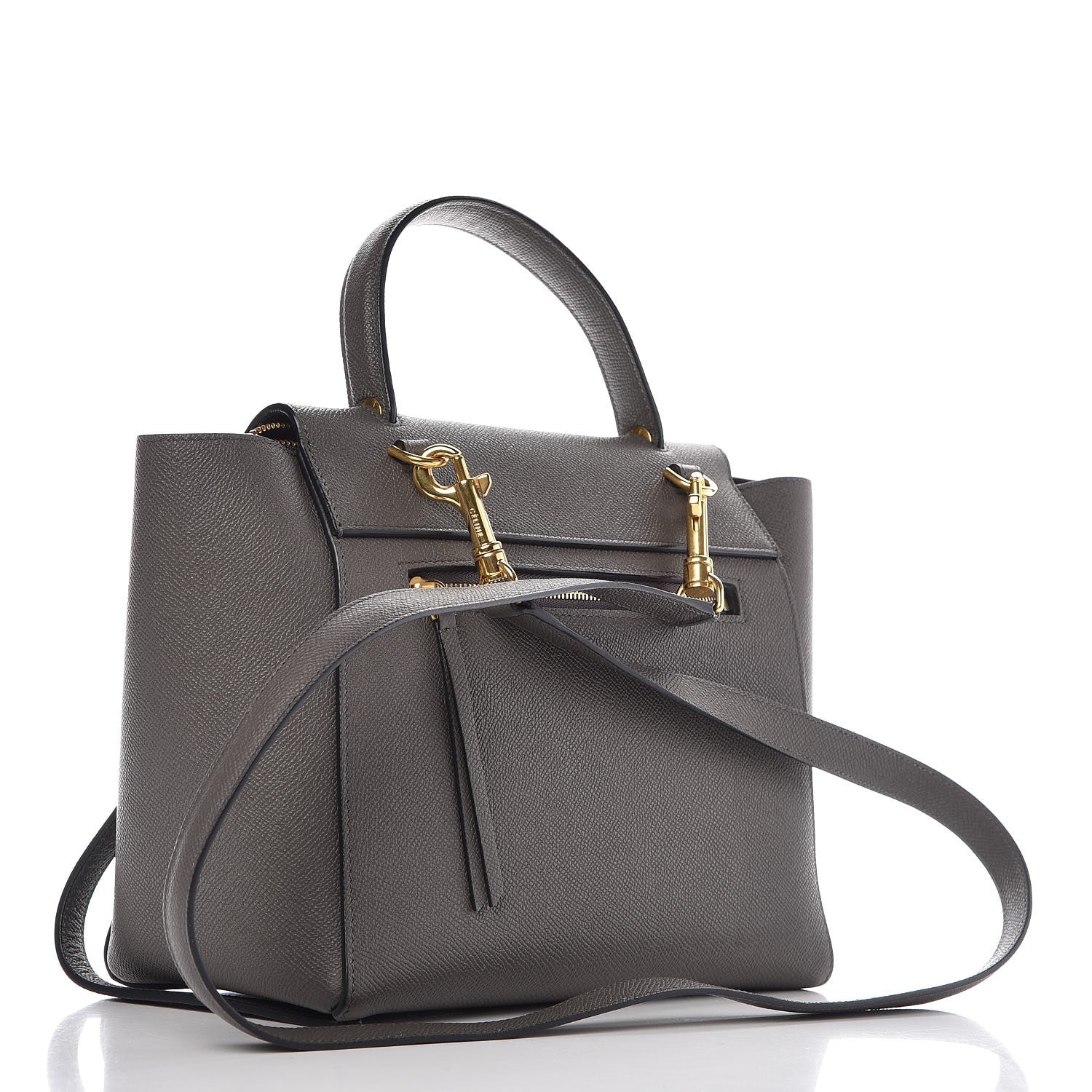Celine Baby Grained Calfskin Micro Belt Bag Grey 3 of 7