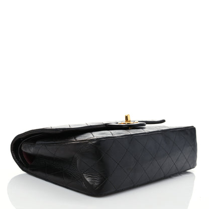 Chanel Lambskin Quilted Medium Double Flap Black 4 of 14