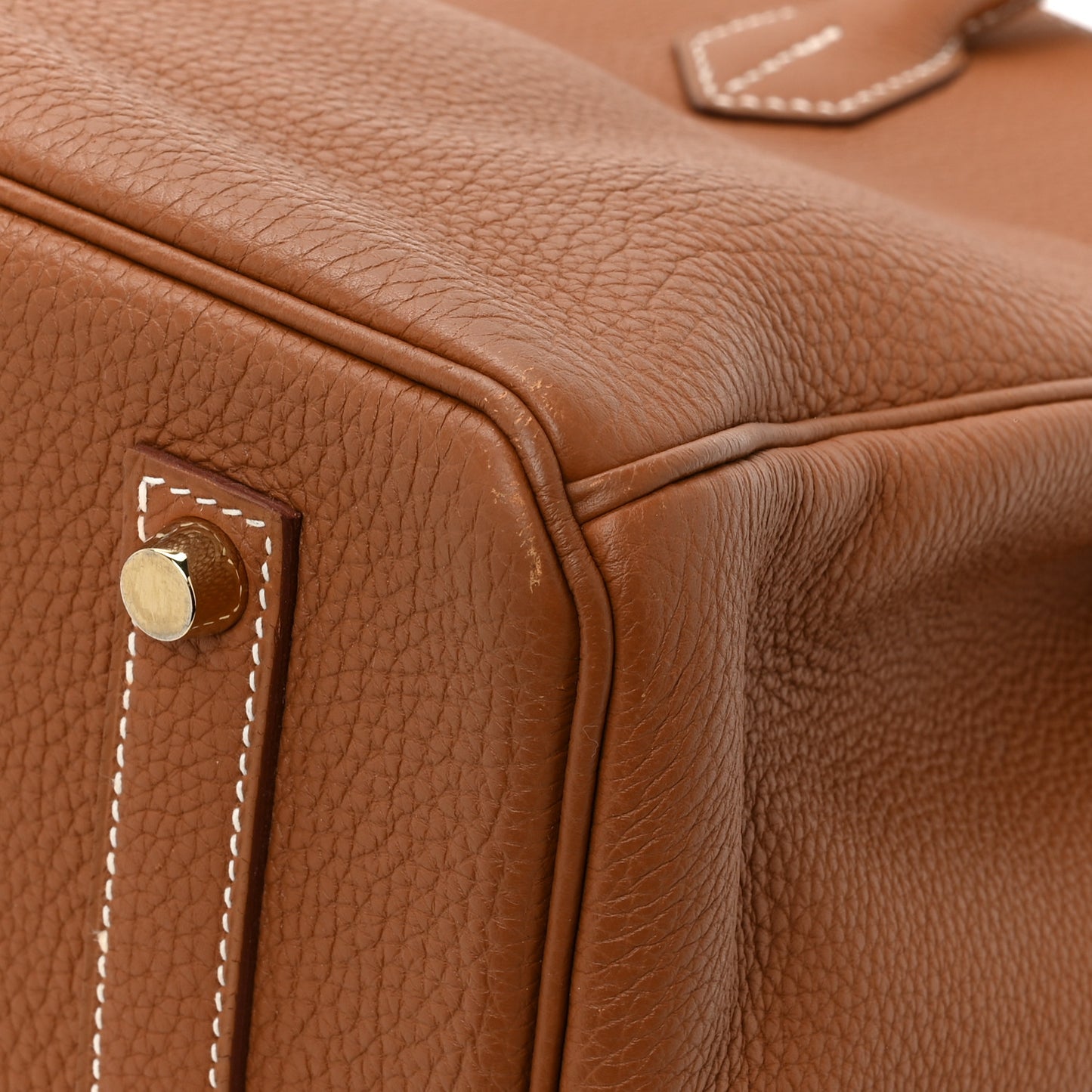 Togo Verso Birkin 35 Gold Geranium